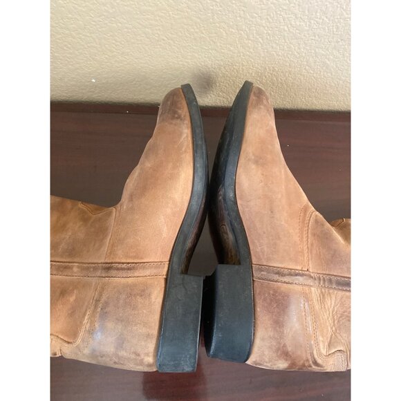 Ariat Heritage Roper Western Boots Men’s US 9 Brown Leather Pull-On - Picture 8 of 11